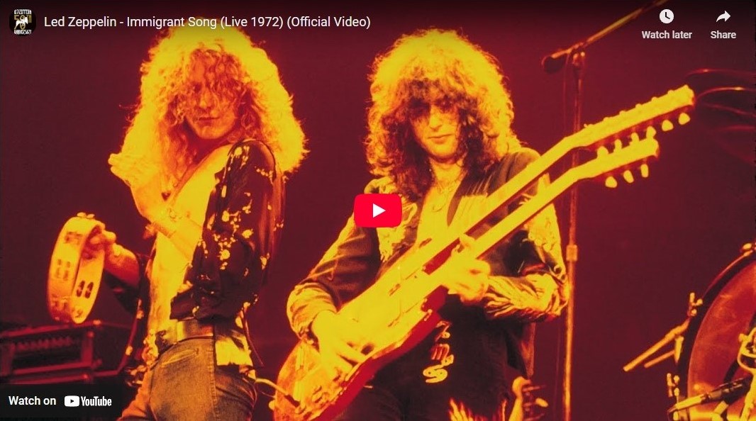 Immigrant Song Essential Led Zeppelin Songs
