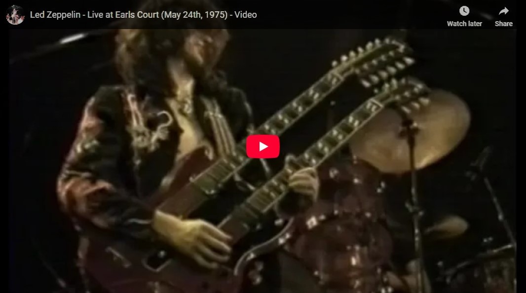 Led Zeppelin live at Earls Court