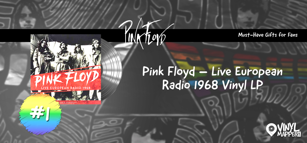 Pink Floyd Fan Gift Guide Live European Radio 1968 Vinyl LP