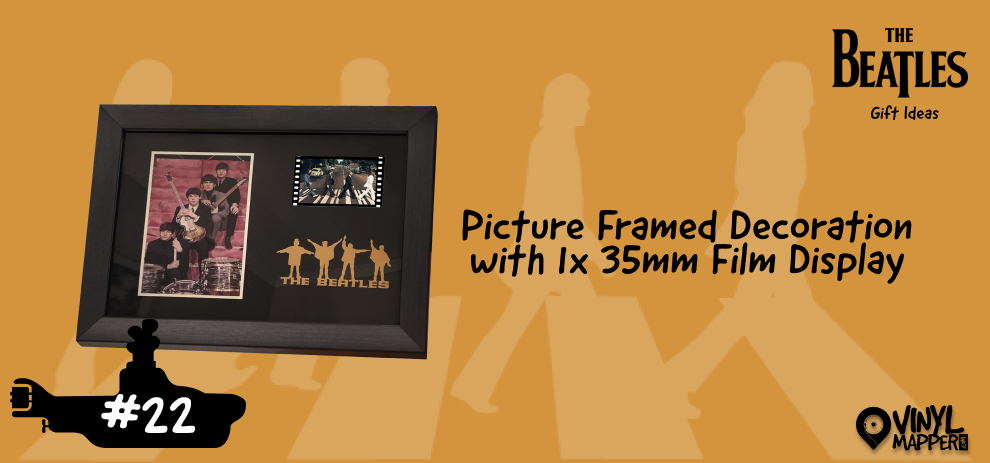 Picture Frame Decoration with 1x35mm Film Display - Unique Gifts Every Beatles Fan Will Love