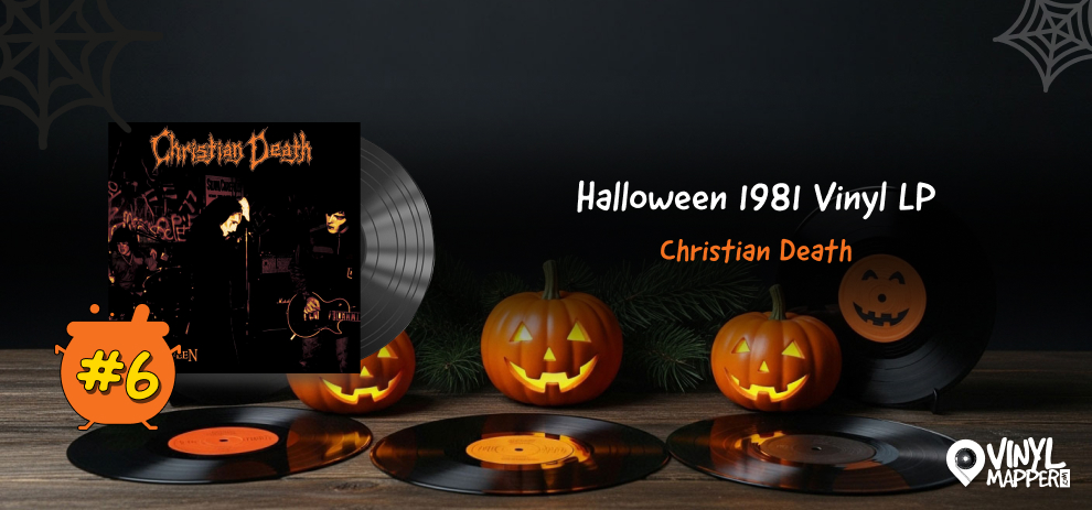 Christian Death Halloween 1981 Vinyl LP - Halloween Vinyl Gifts for Music Lovers