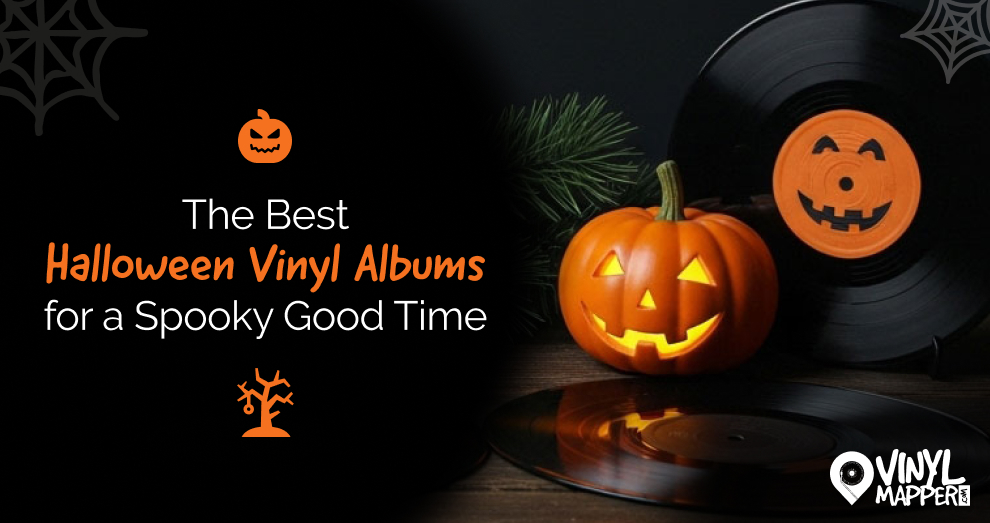 Creepy Halloween Vinyl Albums