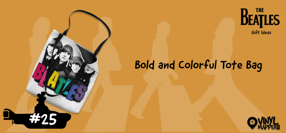 The Ultimate Beatles Gift List for Fans of All Ages Bold and Colorful Tote Bag