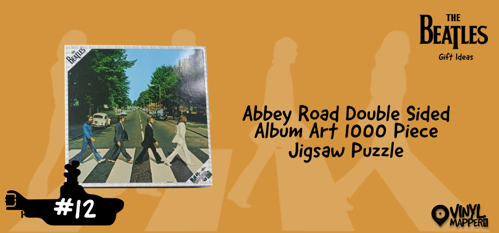 Top Beatles-Themed Gifts The Beatles Abbey Road Double Sided Album Art 1000 Piece Jigsaw Puzzle