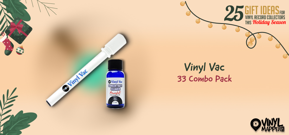 Affordable Christmas Gifts for Vinyl Record Collectors Vinyl Vac 33 Combo Pack