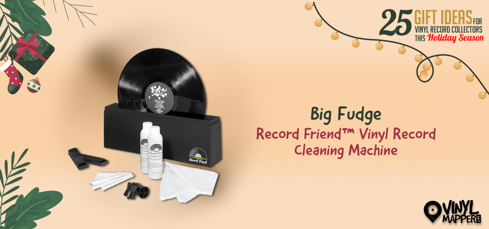 Best Vinyl Accessories to Give This Christmas Big Fudge Record Friend Vinyl Record Cleaning Machine