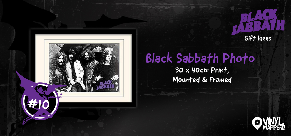 Black Sabbath Memorabilia - Black Sabbath Photo Mounted and Framed