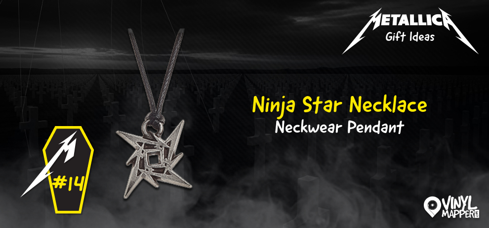Coolest Metallica gifts for music lovers - Ninja Star Necklace