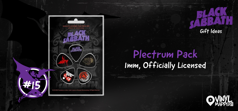 Black Sabbath Gifts for the Guitar Player in Your Life - Black Sabbath Plectrum Pack