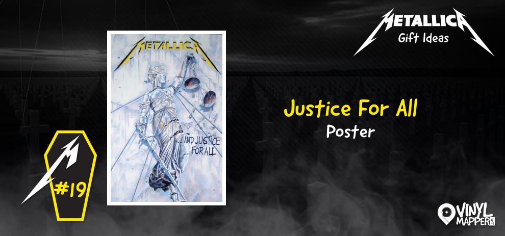 Ultimate guide to Metallica gifts for fans - Justice For All Poster