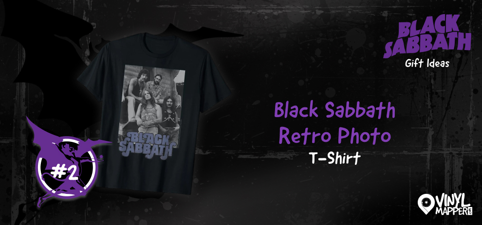 Affordable Black Sabbath Gifts - Black Sabbath Retro Photo T-Shirt