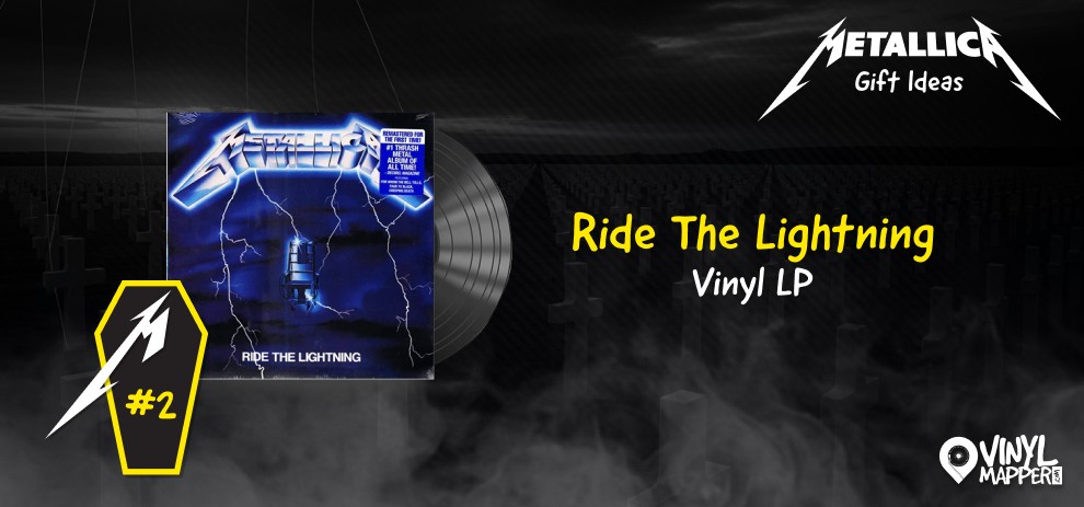 Top Metallica gifts for fans of all ages - Ride The Lightning Vinyl LP
