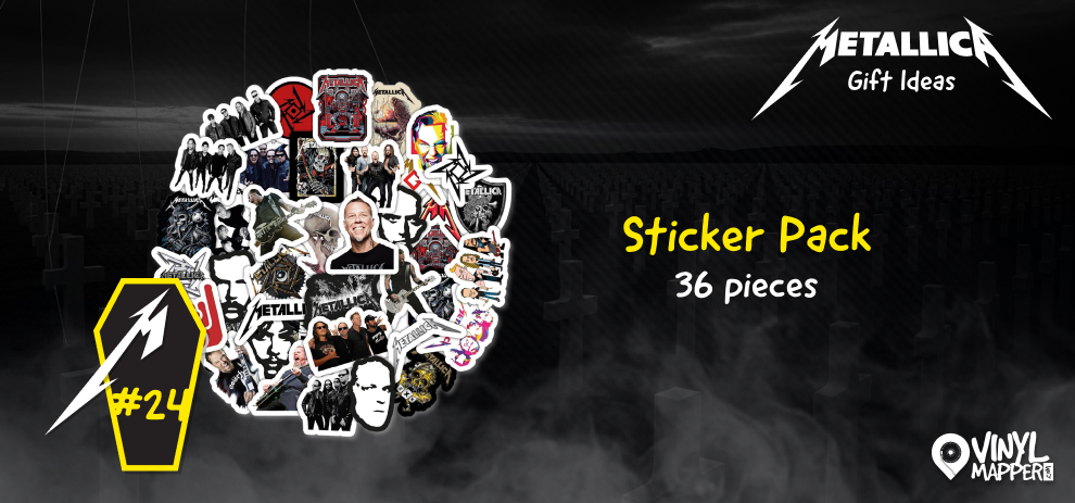 Affordable and premium Metallica gifts for every fan - Sticker Pack