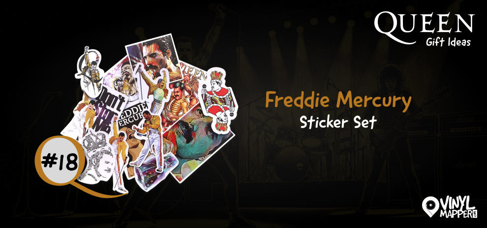 Affordable Queen Gifts for the Ultimate Fan - Freddie Mercury Sticker Set
