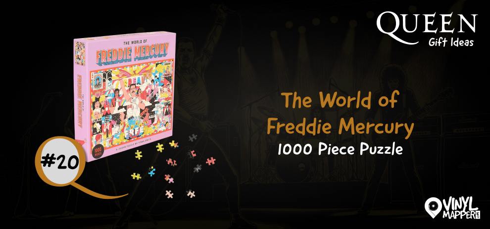 Fun Gifts For Queen Fans - The World of Freddie Mercury 1000 Piece Puzzle