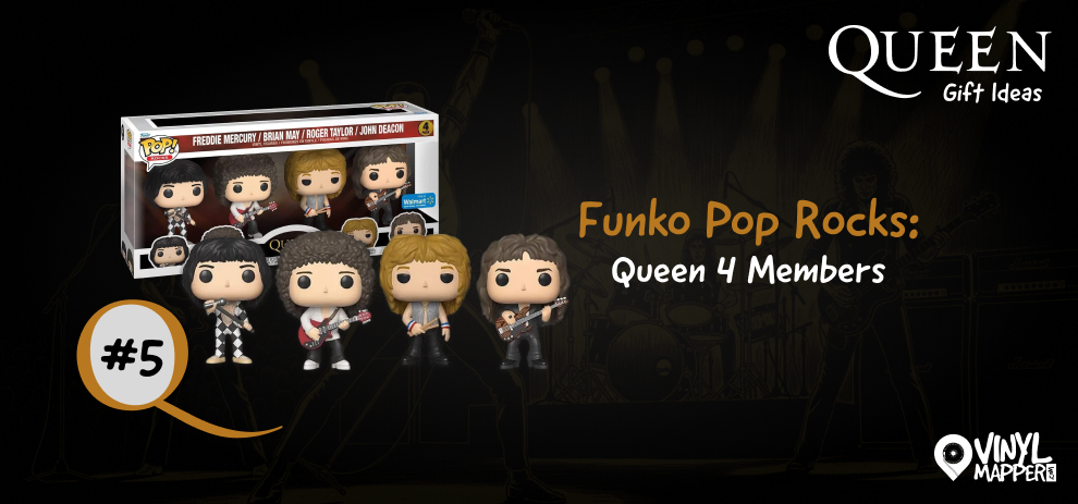 Collectible Queen Gifts for Christmas, Birthdays and Other Occasions - Funko Pop – Queen Four-Member Set