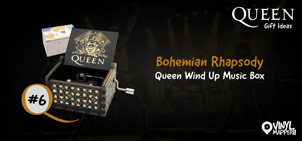 Queen Gifts Ideas - Bohemian Rhapsody Wind-Up Music Box